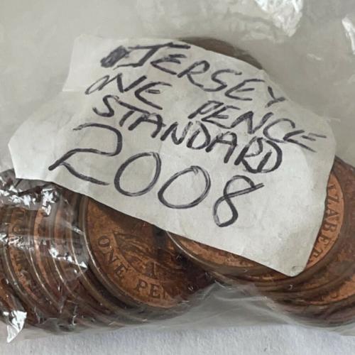 Jersey 2008 1p Decimal Penny Channel Islands VAT Receipt Given