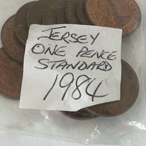 Jersey 1984 1p Decimal Penny Channel Islands VAT Receipt Given