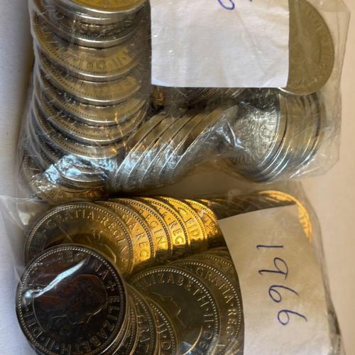 1966 Two Shillings AKA One Florin Queen Elizabeth 2nd VAT Receipt Given Two Bob
