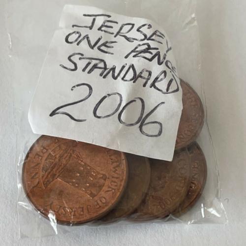 Jersey 2006 1p Decimal Penny Channel Islands VAT Receipt Given