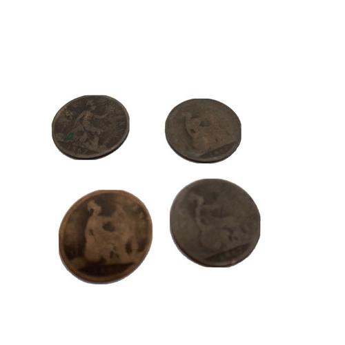 1867 Queen Victoria Bun Head Penny 1d History Coin Pre Decimal Victorian Poor