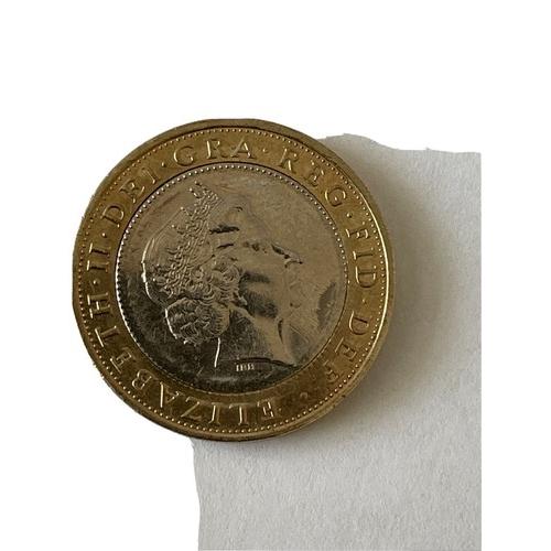 2014 Trinity House Mariners Light Writing Upside Down Two Pounds Nose Error Coin