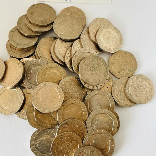 20p 2008 Thistle Circulated QE 2nd VAT Receipt Given