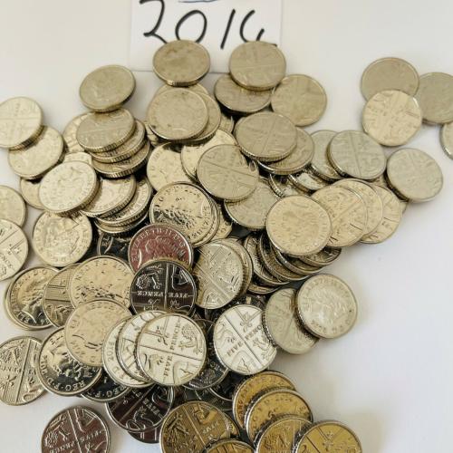 5p Circulated Five Pence 2014 VAT Receipt Given