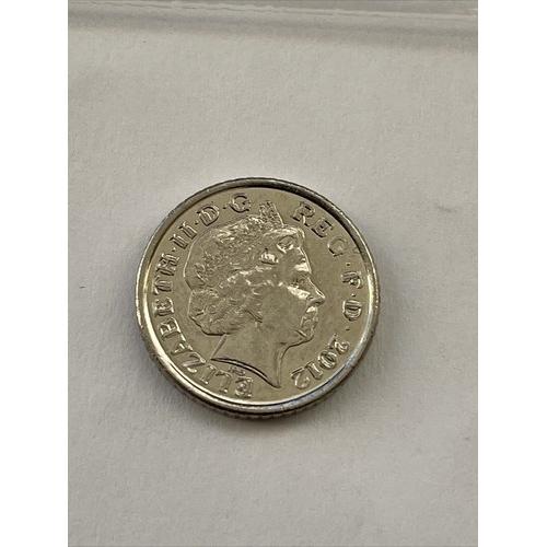 Error Double Die 5p Circulated Five Pence 2012 Queen Elizabeth 2nd Birth Year