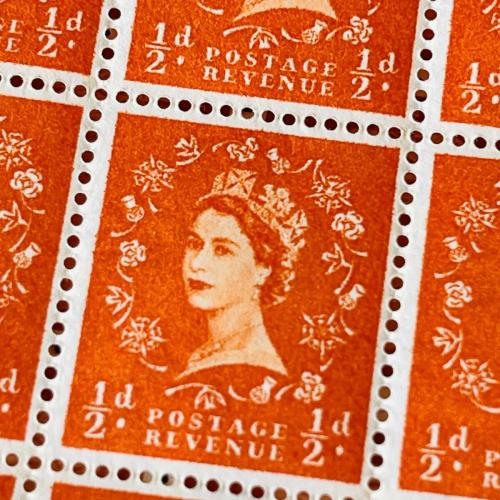 1953 Orange Wilding Issue Pre Decimal Stamps Issue Definitive MNH QE 2nd