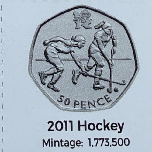 2011 Hockey Olympic Coin Insert Space Filler Place Holder Empty Pocket TGBCH