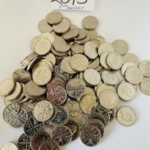 5p Circulated Five Pence 2015 5th Portrait VAT Receipt Given