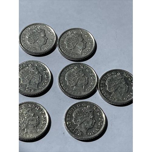 Error Faded Letters 5p Circulated Five Pence 2010 VAT  Bulk Multi Buy Discounts