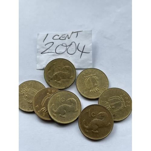 Malta 1 Cent 2004 One Cent Coat Of Arms and Weasel