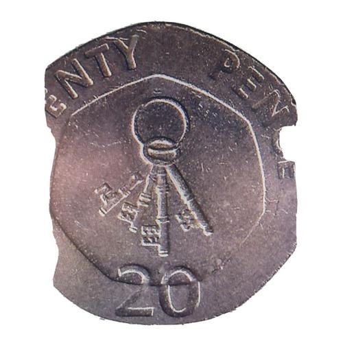 Gibraltar Twenty Pence 2015 20p Queen Elizabeth II 2nd Channel Islands VGC