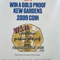 How To Win A Gold Kew Gardens 50p Ephemera leaflet