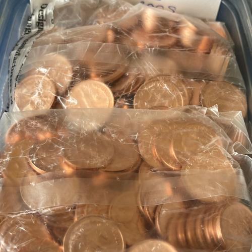 Isle Of Man Coins IOM Manx 2014 Penny 1p Uncirculated VAT Receipt Given