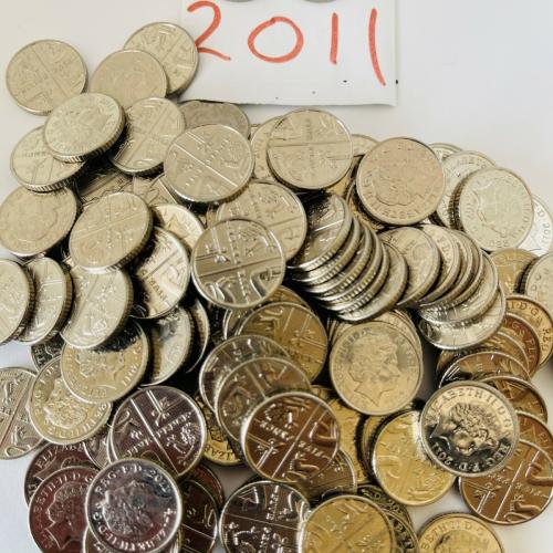 5p Circulated Five Pence 2011 VAT Receipt Given
