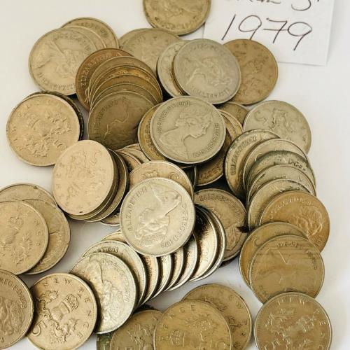 5p Circulated Five Pence 1979 Circulated Condition VAT Receipt Given