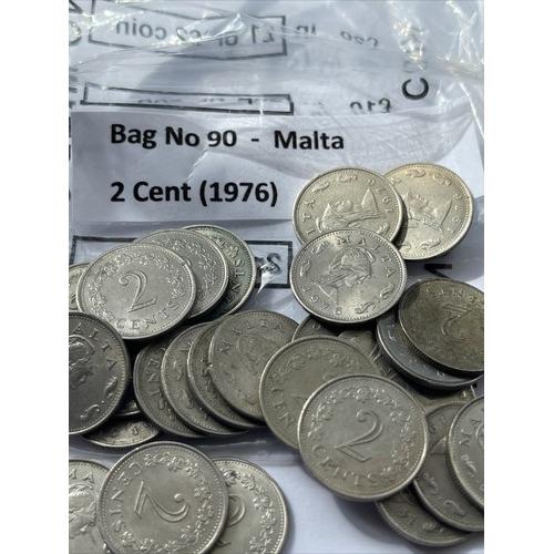 Malta 2 Cents 1976 Two Cents Penthesilea Circulated Condition Maltese