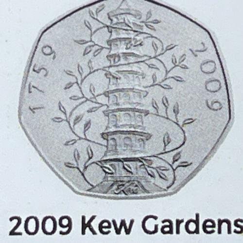 2009 Kew Gardens Coin Insert Space Filler Place Holder For Your Empty Pocket