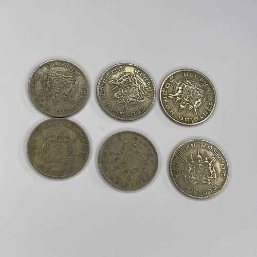 Thailand 1 Baht Coin Date 1962 Circulated VAT Receipt Given BE2500