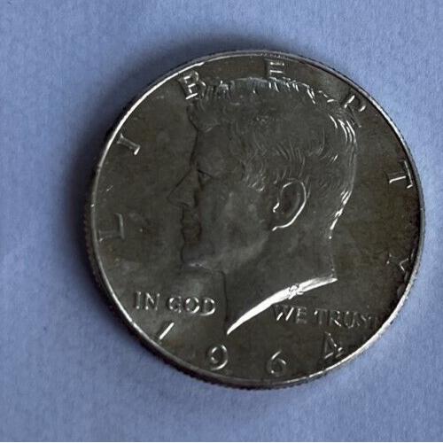 1964 USA Half Dollar Kennedy 90% Silver  Uncirculated 1 COIN