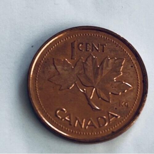 Canada 1 Cent 2002 Circulated  Commemorative Coin 1952-2002