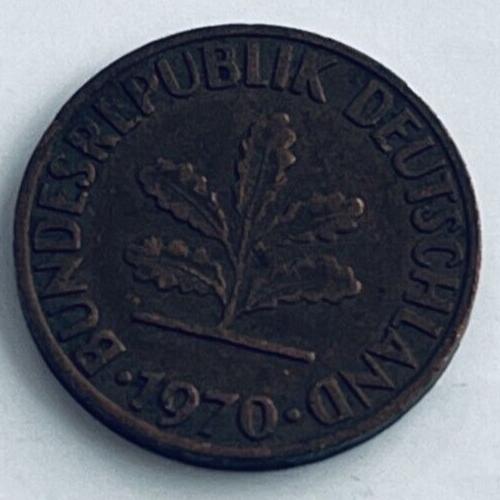 Germany 1970  2 PFENNIG  Circulated Coin