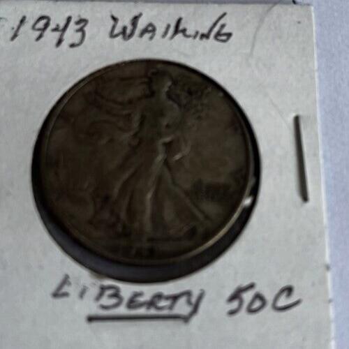 1943 USA Walking Liberty 50 Cent   Excellent Condition  x 1 Coin