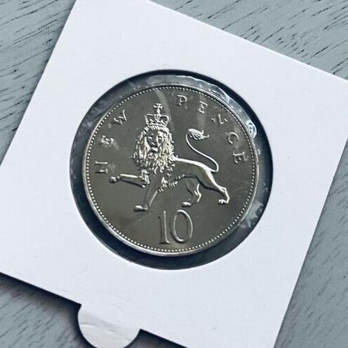 1978 Lion Passant Uncirculated Ten pence 10p Coins QE 2nd VAT Receipt Given