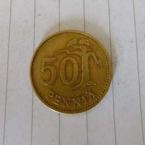 Finland 50 Pennia 1964 Circulated Condition VAT Receipt Given