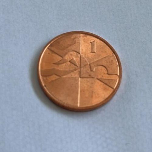 2019 Gibraltar  games 1p Queen Elizabeth II Uncirculated