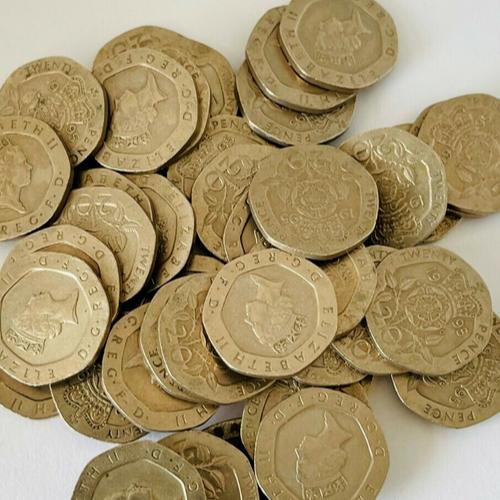 20p 1995 VGC QE 2nd Queen Elizabeth 2nd Tudor Rose Jubilee Death Memoriam Memory