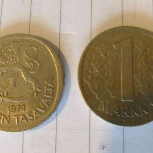 Finland 1 Markka 1981 Suomen Tasavalta Circulated Condition Coin