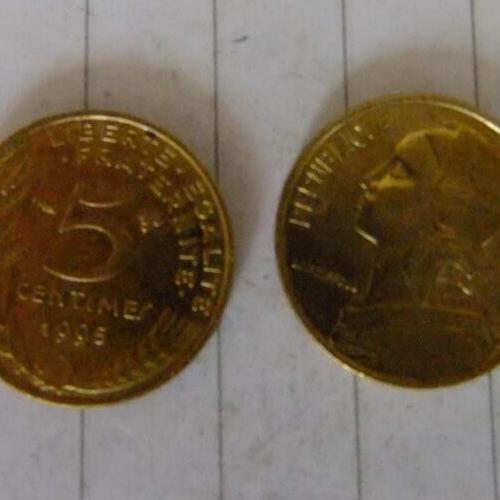 1970 France 5 Centimes French Circulated Condition VAT Receipt Given