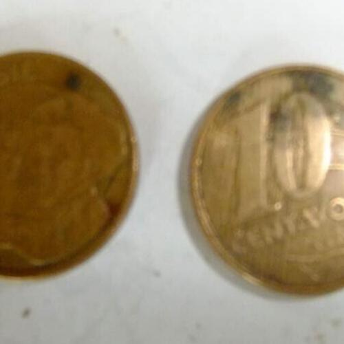 2010 Brazil 10 Centavos Brazilian Coinage Pedro Circulated Condition