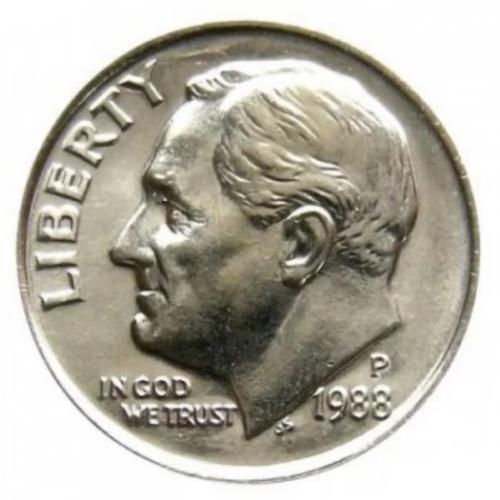 1998 USA Roosevelt 1 Dime P Mint Olive Branch, Torch and Oak Branch  Circulated