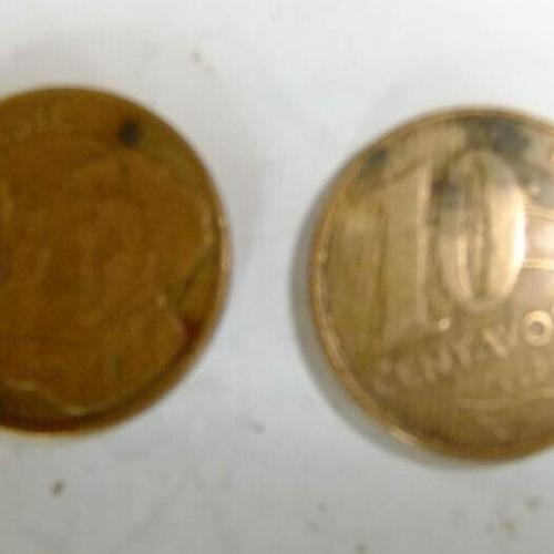 2009 Brazil 10 Centavos Brazilian Coinage Pedro Circulated Condition