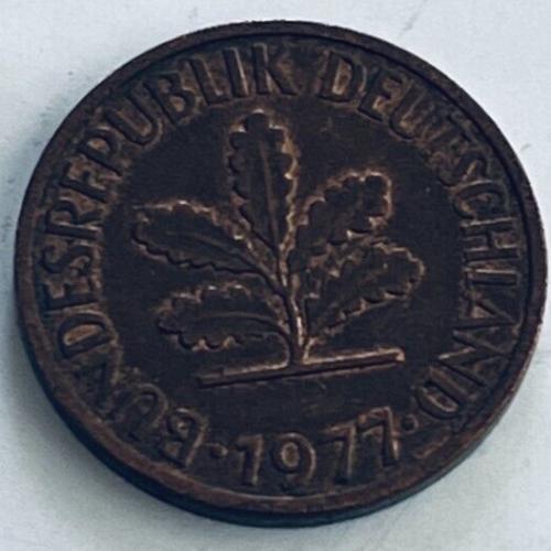 Germany 1977  2 PFENNIG  Circulated Coin
