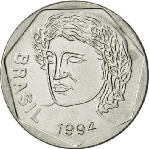 1994 Brazil 25 Centavos Brazilian Coinage Circulated Condition