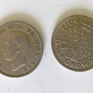 1949 King George VI Half Crown Circulated History Coin Pre Decimal FREE P+P