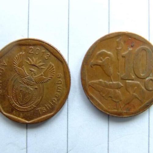 South Africa 10 Cents 1992 Arum Lilies Circulated Condition VAT Receipt Given
