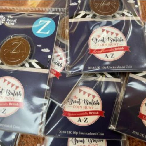 A-Z 10p Coins Ice Cream Mr Whippy Alphabet 2018 Packaged Uncirculated Ten Pence