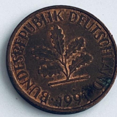 Germany 1991 2 PFENNIG  Circulated Coin