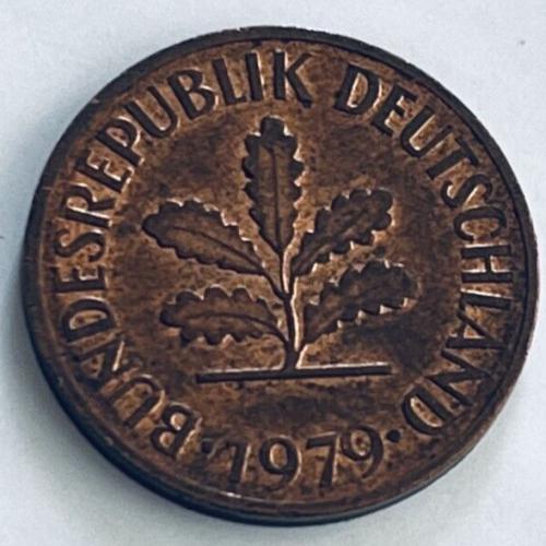 Germany 1979  2 PFENNIG  Circulated Coin
