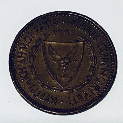 Cyprus 1963 5 MILS Good Circulated Condition