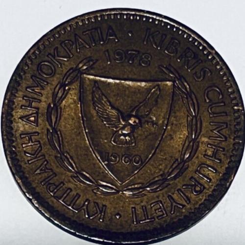 Cyprus 1978 5 MILS Good Circulated Condition