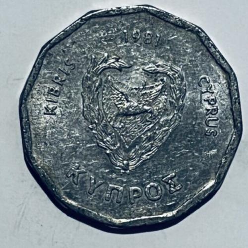 Cyprus 1981 5 MILS Good Circulated Condition