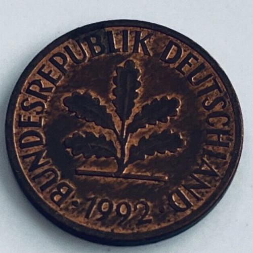 Germany 1992 2 PFENNIG  Circulated Coin