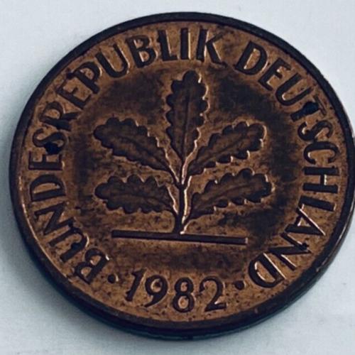 Germany 1982  2 PFENNIG  Circulated Coin