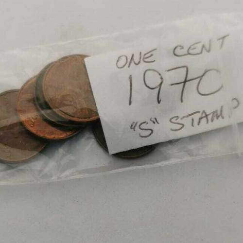 1970 USA 1 Cent One Cent S Stamp  Circulated Condition VAT Receipt Given