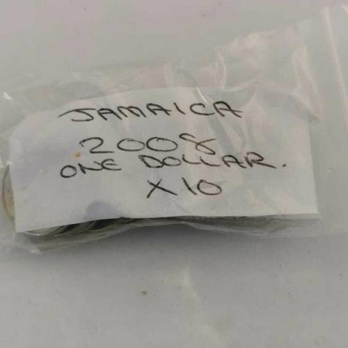 Jamaica 1 Dollar 2008 Circulated Condition VAT Receipt Given