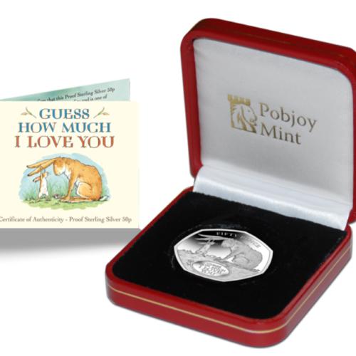 Gibraltar 2020 Guess How Much I Love You 50p Sterling Silver Proof